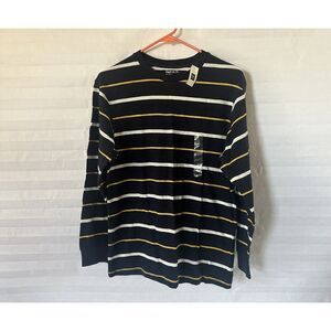 Gap Boys Dark Blue Stripe Long Sleeve Shirt Size XXL